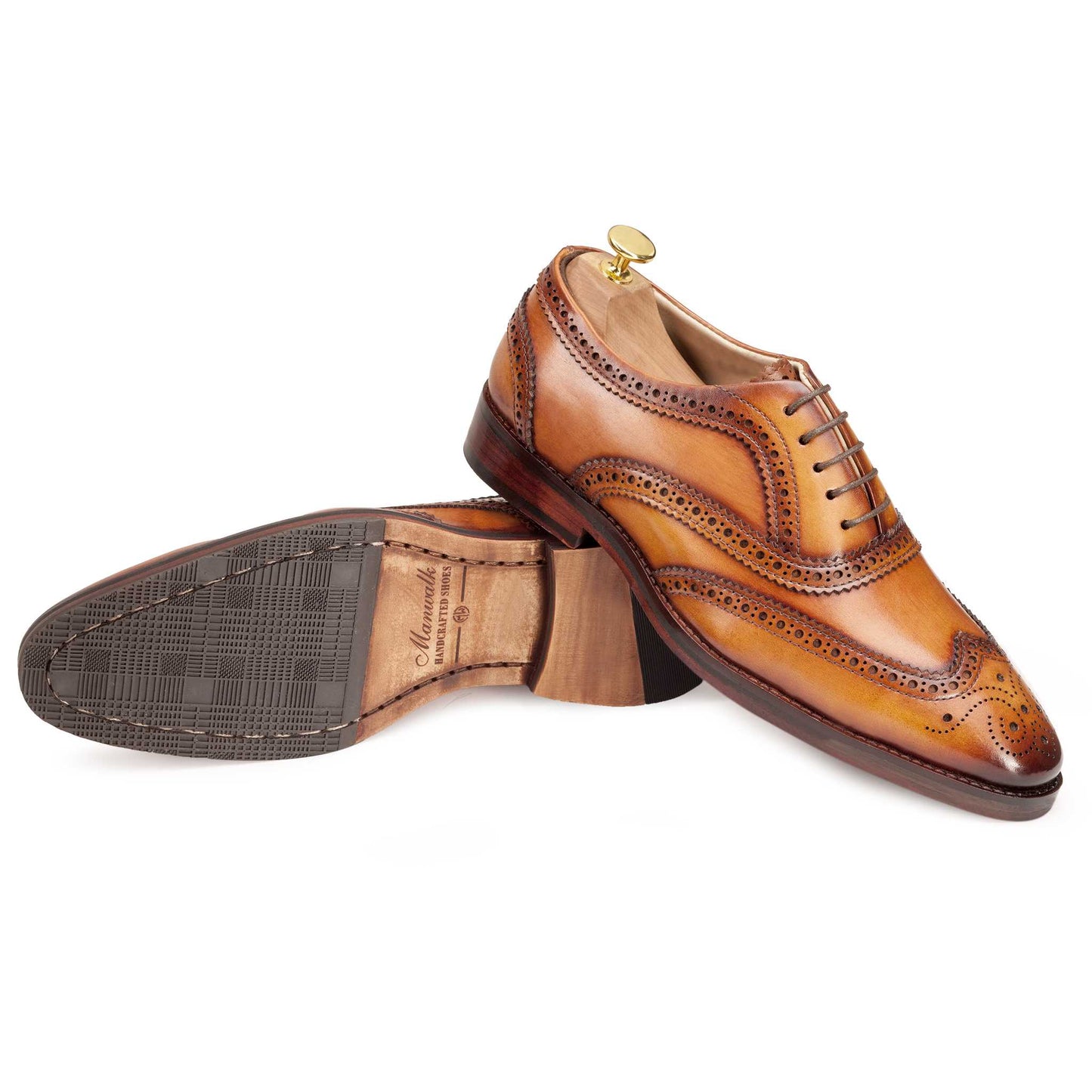 Wingtip Oxford Light Tan