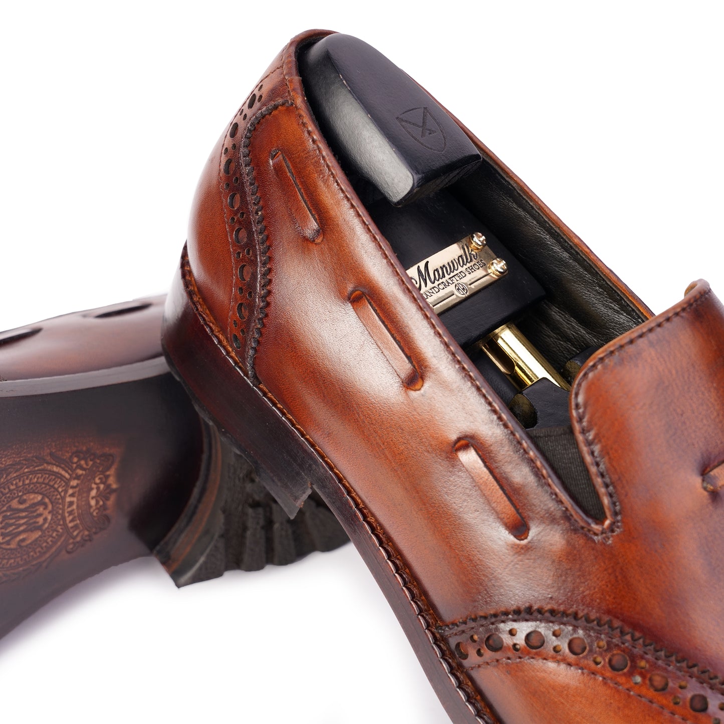 Wingtip Loafer Cognac