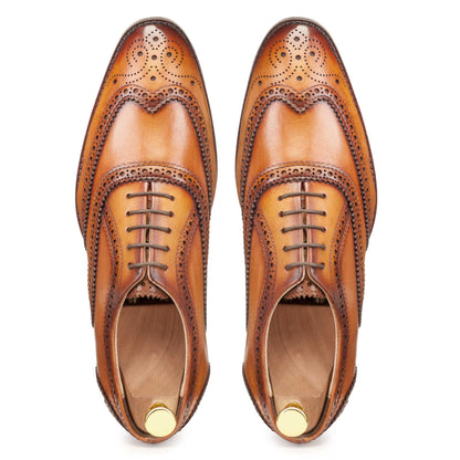 Wingtip Oxford Light Tan